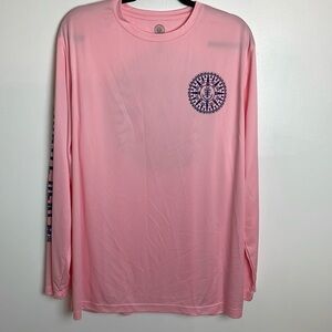 Women’s Performance 50 UPF Long Sleeve Shirt Myrtle Beach SC Color Pink/Blue XL